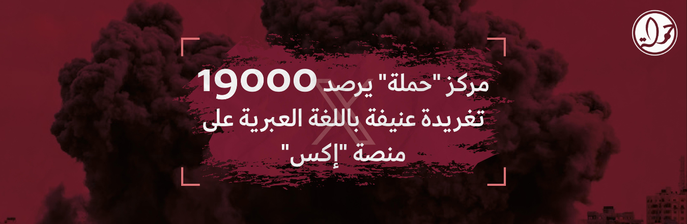 مركز حملة يرصد 19000 تغريدة عنيفة باللغة العربية على منصة "إكس"