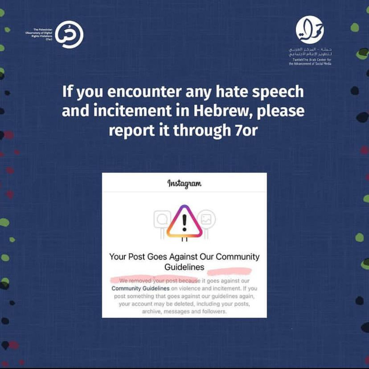 7amleh Center Documents Rise in Hate Speech and Incitement in Hebrew and Urges the Public to Report Cases of Incitement