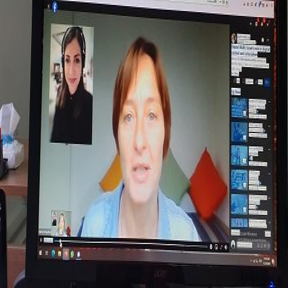 حملة يشارك في حوارية رقمية بعنوان  "جدارن رقمية" 