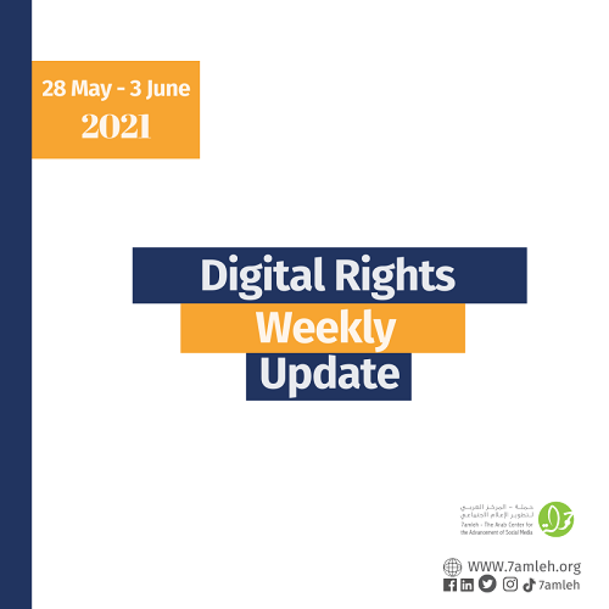 29 May - 3 June, 2021