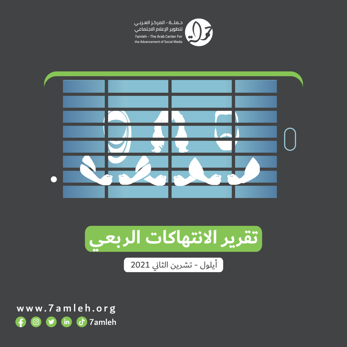 حملة يصدر تقريره الربعي لانتهاكات الحقوق الرقمية الفلسطينية 