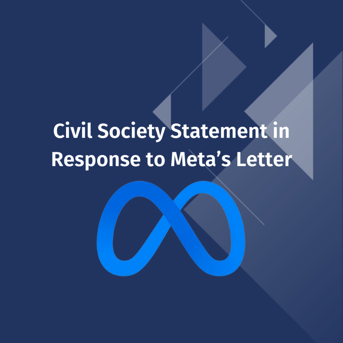 Civil Society Statement in Response to Meta’s Letter