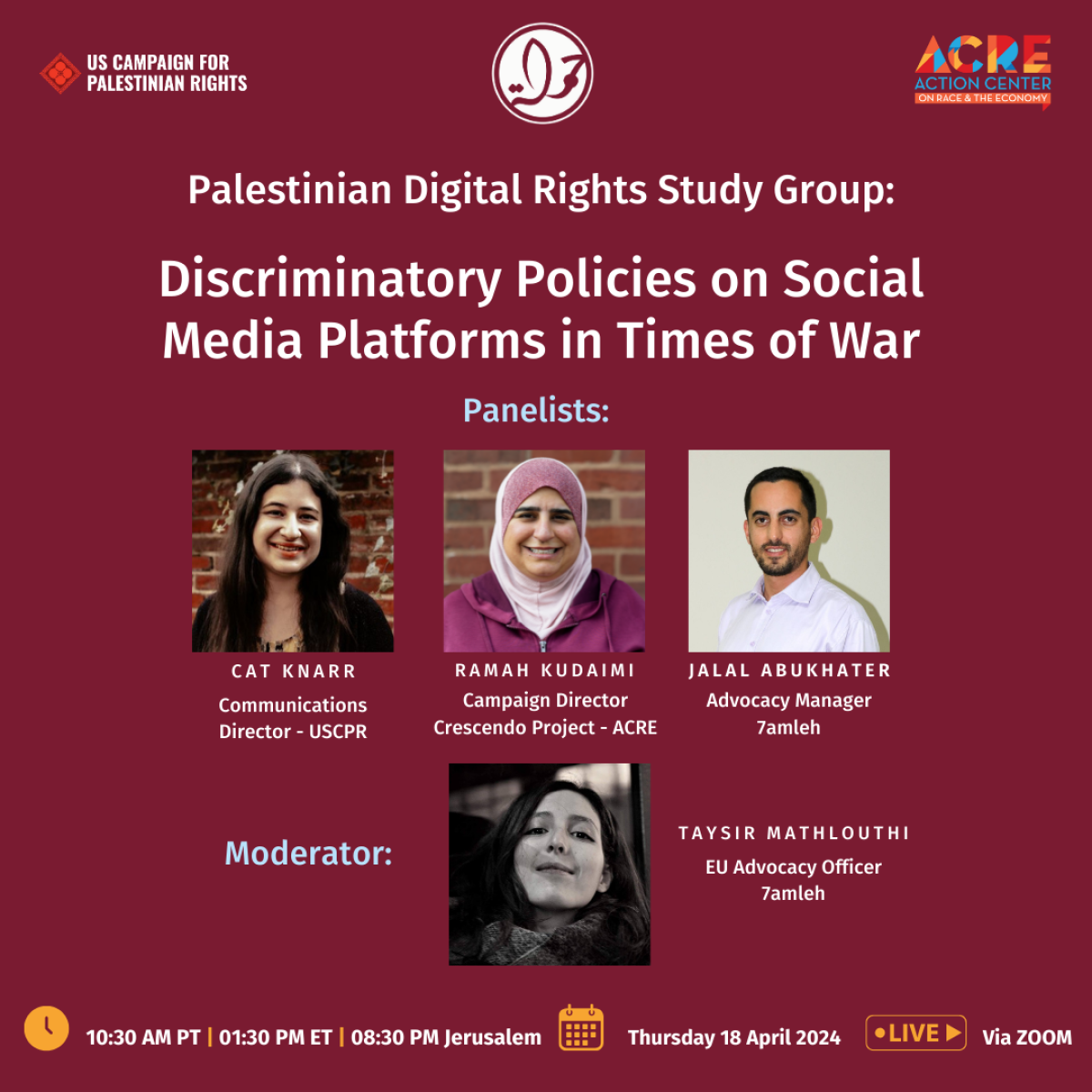 Discriminatory Policies on Social Media Platforms in Times of War