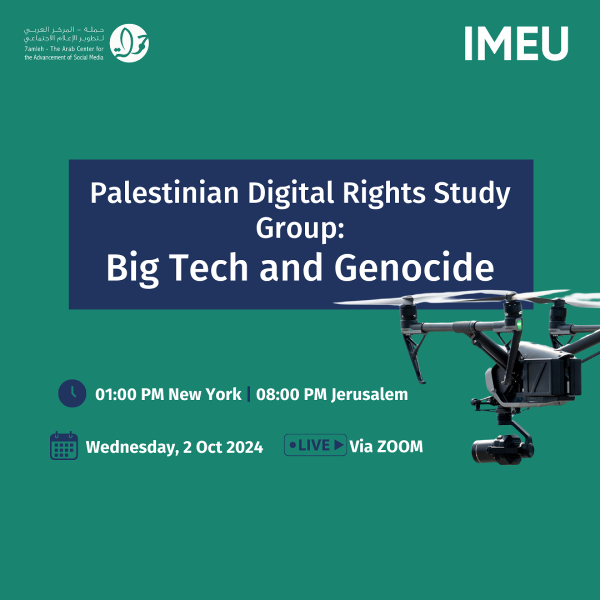 Palestinian Digital Rights Study Group: Big Tech and Genocide