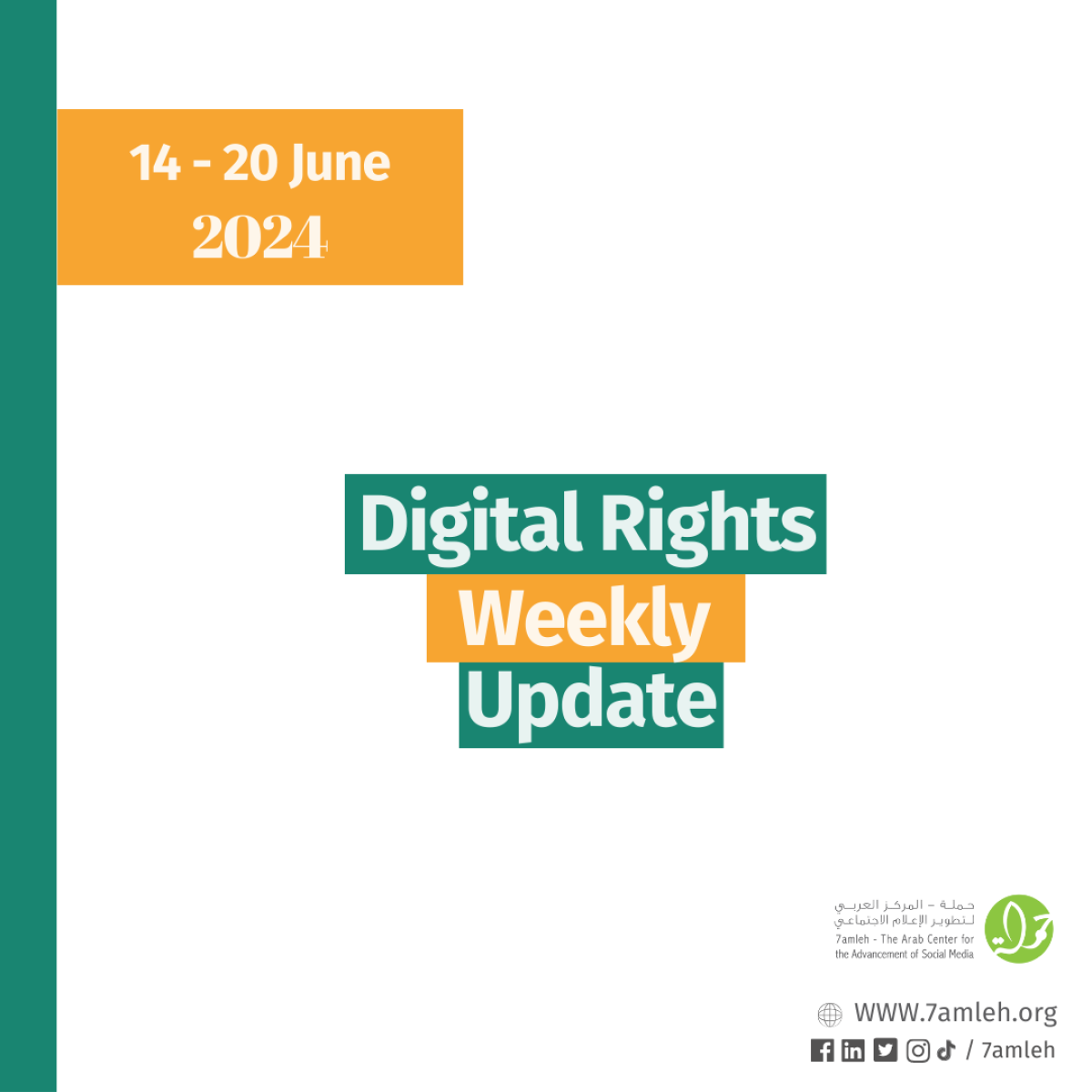 Digital Rights Weekly Update 14 - 20 June