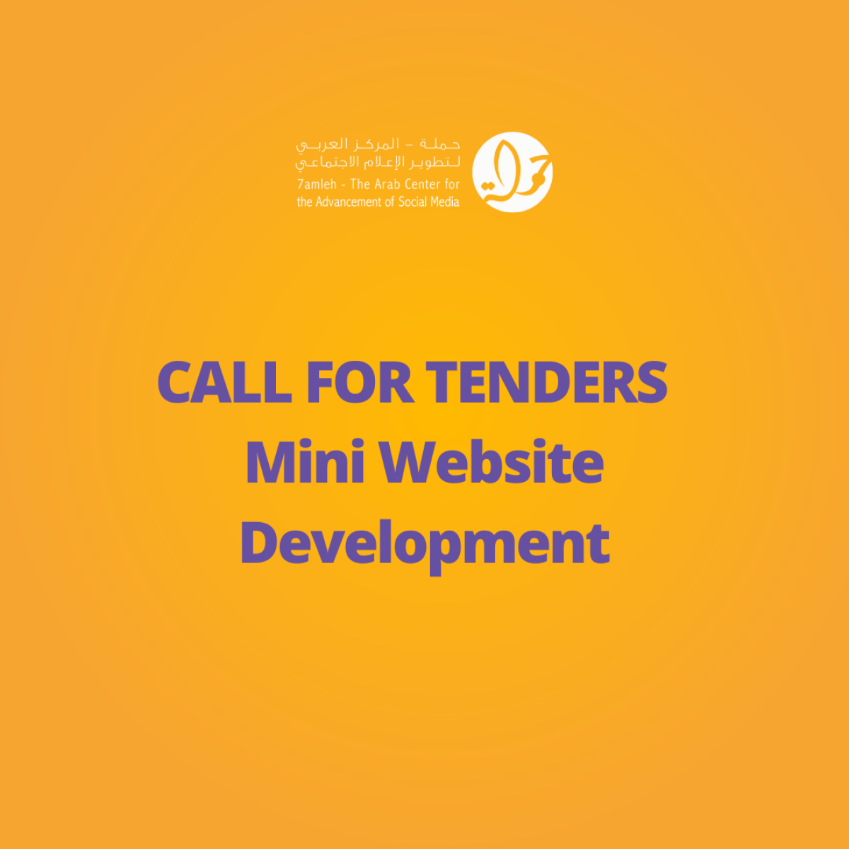 CALL FOR TENDERS - Mini website Development