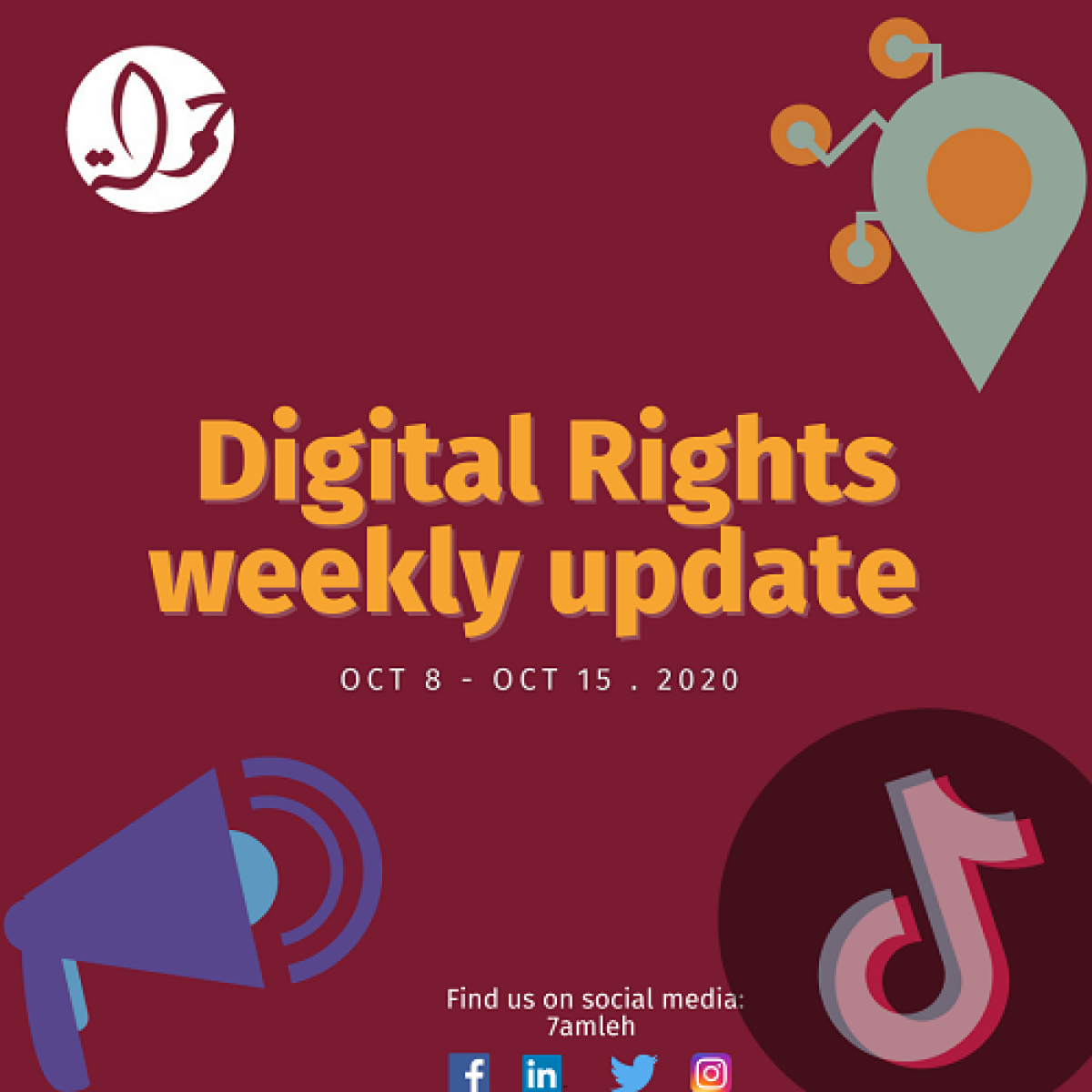 Digital Rights Weekly Update October 8 - 15, 2020