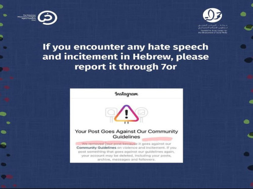 7amleh Center Documents Rise in Hate Speech and Incitement in Hebrew and Urges the Public to Report Cases of Incitement