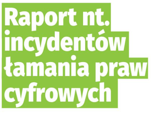 Raport nt. incydentów łamania praw cyfrowych