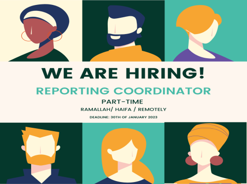 Job Opportunity: Reporting Coordinator