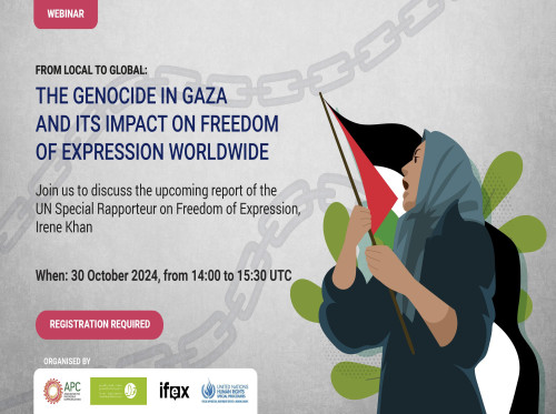 The Genocide in Gaza and Its Impact on Freedom of Expression Worldwide