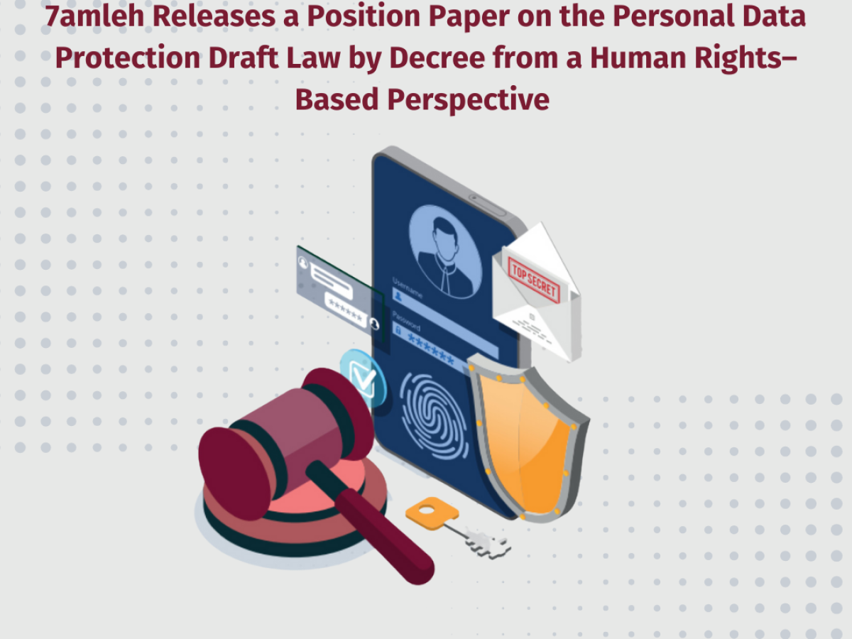 Position Paper: Personal Data Protection Draft Law by Decree from a Human Rights–Based Perspective
