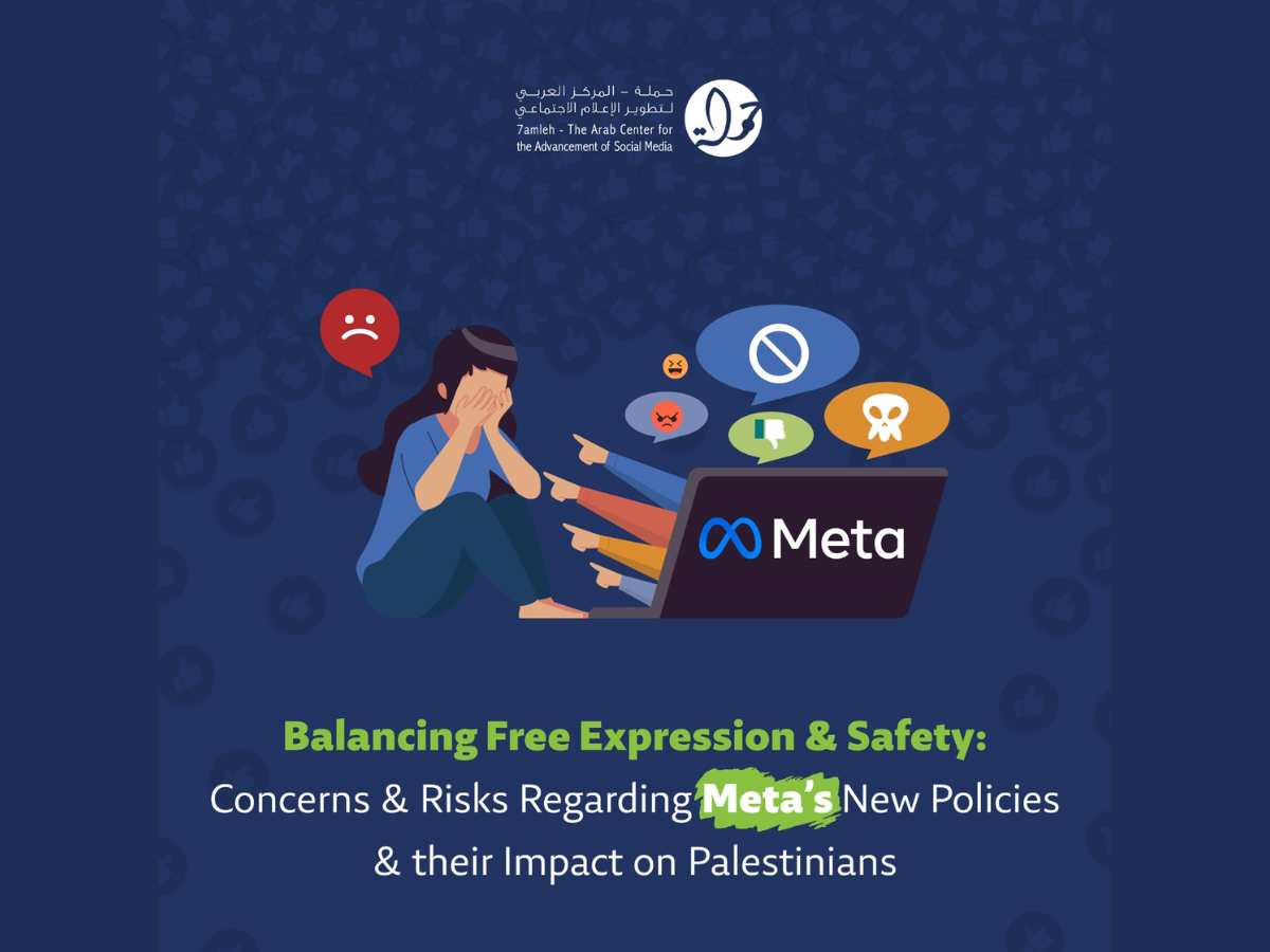 Balancing Free Expression & Safety: Concerns & Risks Regarding Meta’s New Policies & their Impact on Palestinians