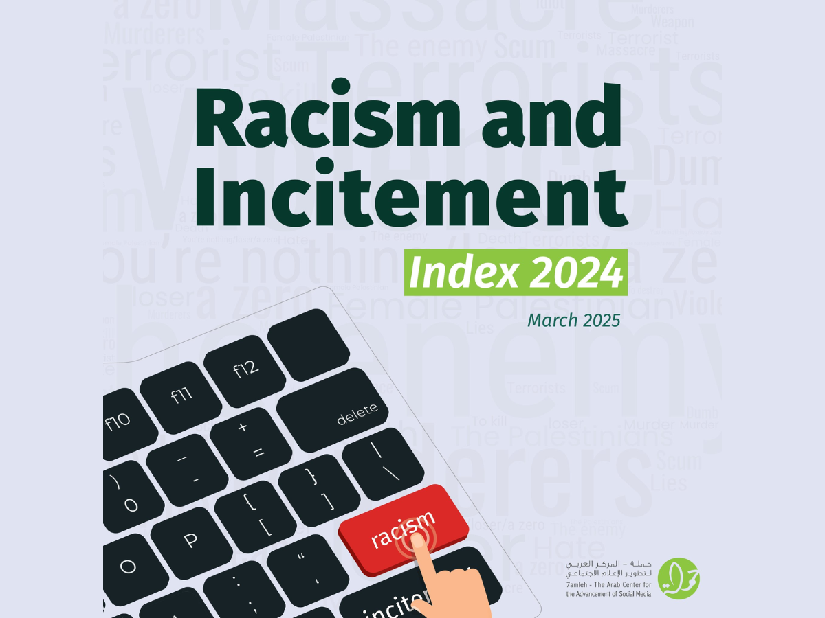 Racism and Incitement Index 2024: Over 12 Million Violent Posts Against Palestinians on Digital Platforms