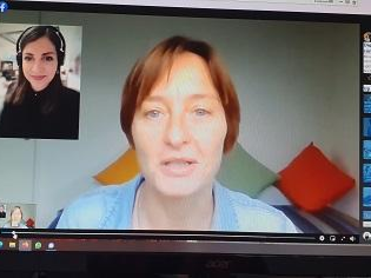 حملة يشارك في حوارية رقمية بعنوان  "جدارن رقمية" 