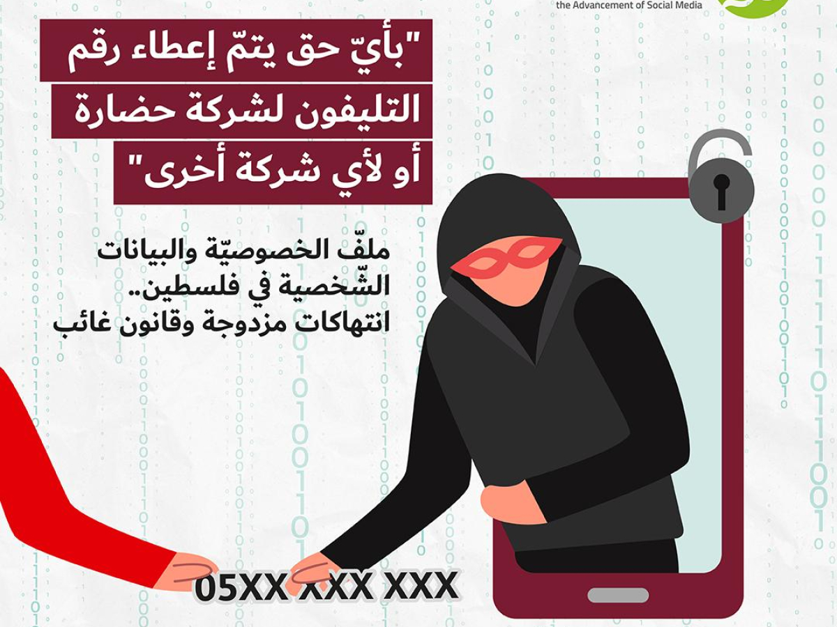 مِلفّ الخصوصيّة والبيانات الشّخصية في فلسطين