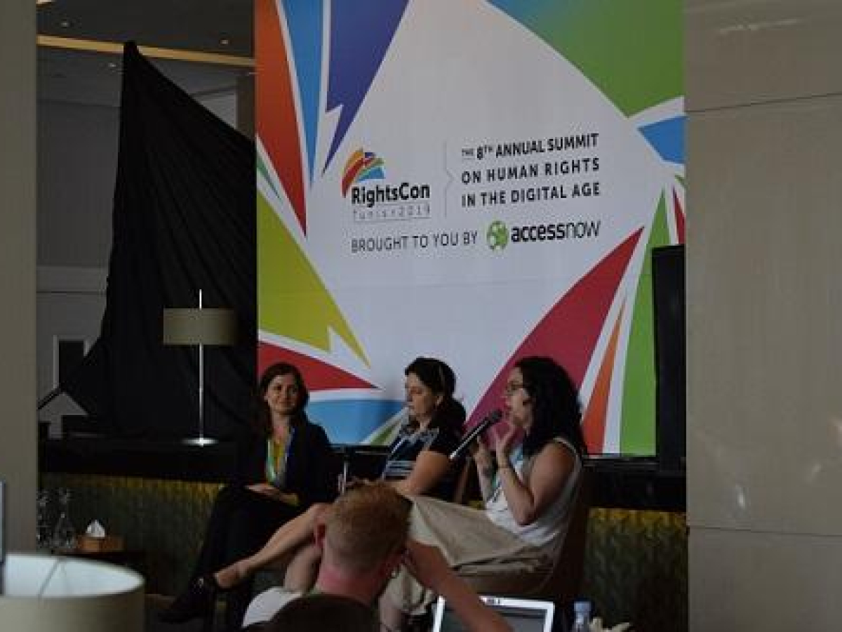 وفد من مركز حملة يشارك في مؤتمر ال  2019 RightsCon في تونس