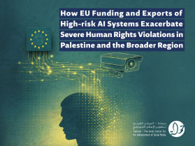 New Report Examines the Role of EU Funding and Export of High-Risk AI Systems in Escalating Human Rights Violations in Palestine and the Region