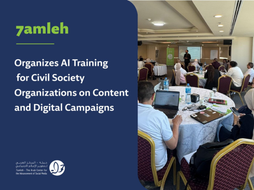 7amleh Organizes AI Training for Civil Society Organizations on Content and Digital Campaigns