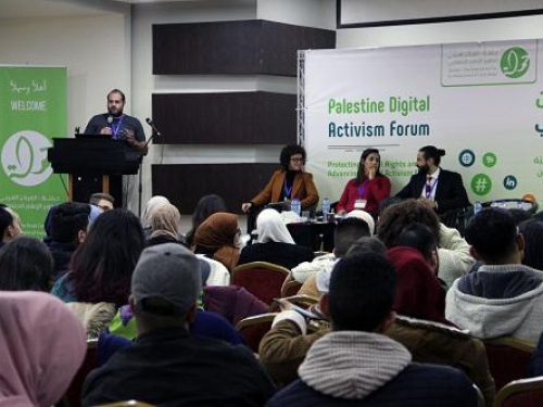 Hundreds attend major international digital activism forum in Palestine