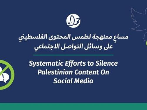 مساعٍ ممنهجة لطمس المحتوى الفلسطيني على وسائل التواصل الاجتماعي