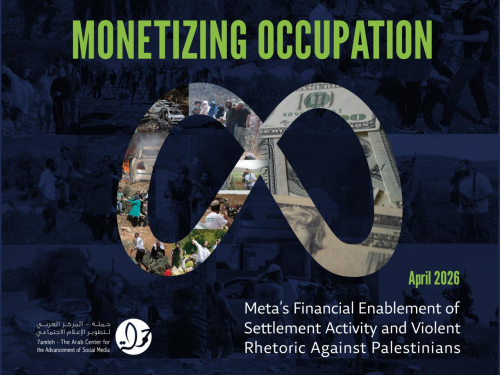New 7amleh Report: Meta Monetizes Settlements and Violence Against Palestinians