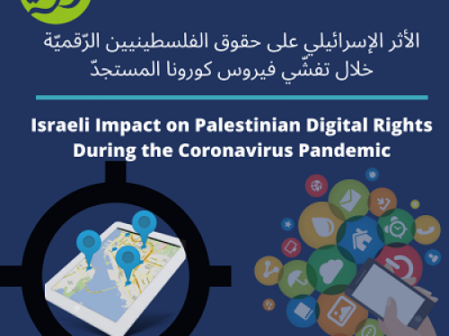 الأثر الإسرائيليّ على حقوق الفلسطينيين الرقميّة خلال تفشّي فيروس كورونا المستجدّ