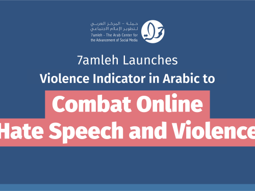 7amleh Launches Violence Indicator in Arabic to Combat Online Hate Speech and Violence