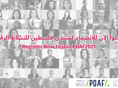The Countdown to the Palestine Digital Activism Forum (PDAF) has started