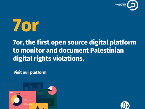 7amleh launches 7or platform to document, monitor and follow up on violations of Palestinian digital rights