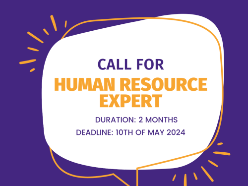 Call for Human Resource Expert