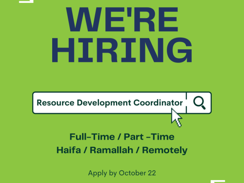 Full-Time Job Opportunity: Resource Development Coordinator