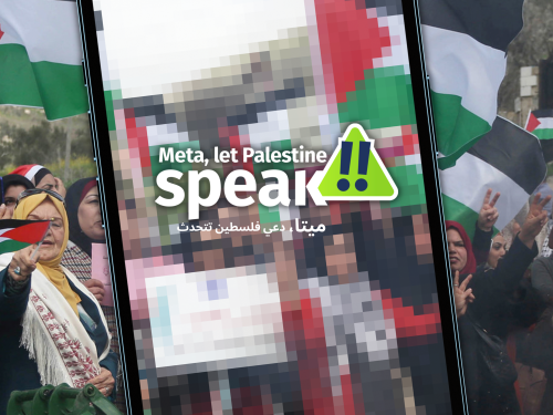Civil society organizations launch a campaign to call on META to stop censoring Palestinian voices