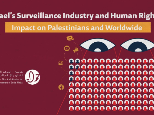 7amleh Center issues a report on Israel's Surveillance Industry and Its Impact on Human Rights