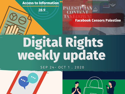 Digital Rights Weekly Update  September 24 - October 1, 2020